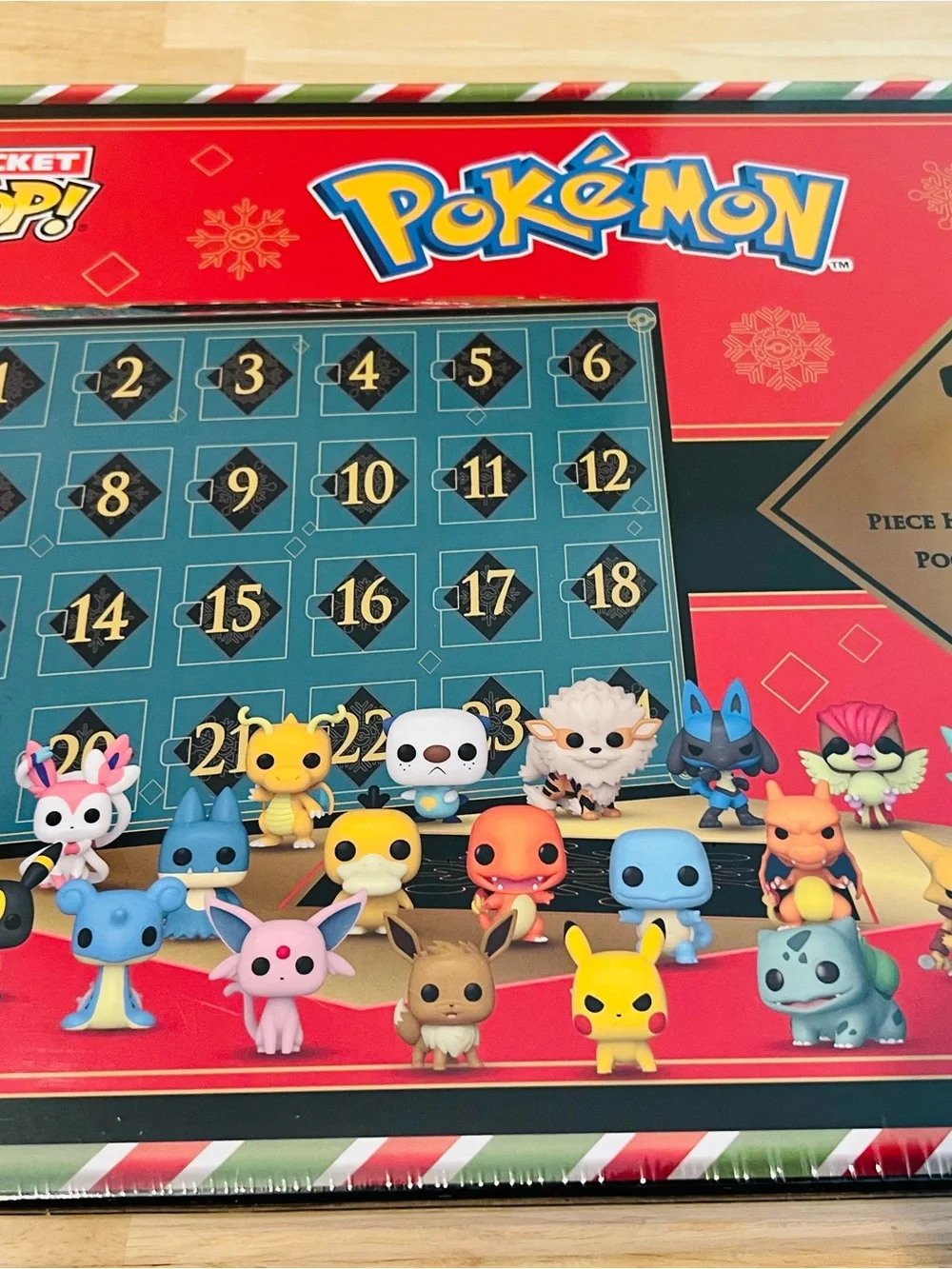 Funko Pokémon Pocket Pop! Holiday Advent Calendar 24 Figures 2023 SEALED NIB